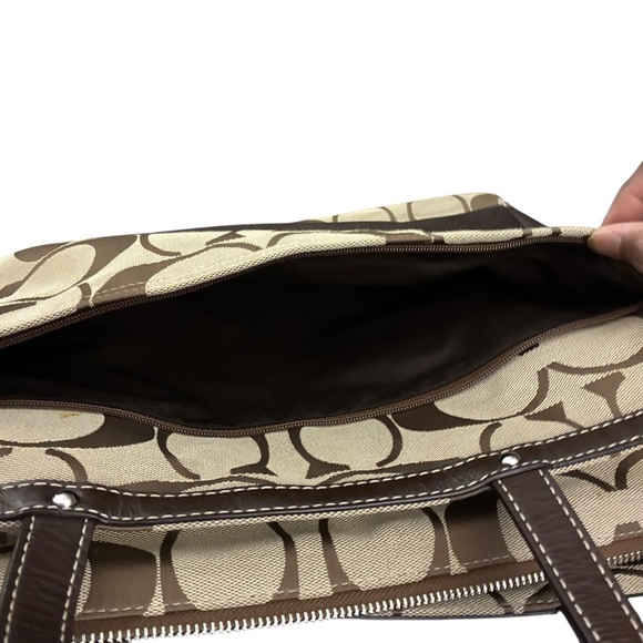 Coach Lurex Signature C X-Large Diaper Tote - Picture 11 of 14